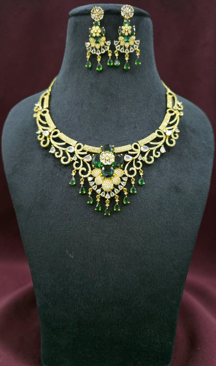 A D Mossainite Necklace