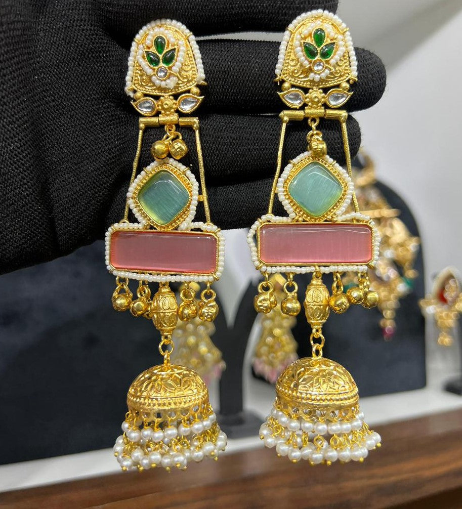 Akshara Kashmiri Jhumka Earrings