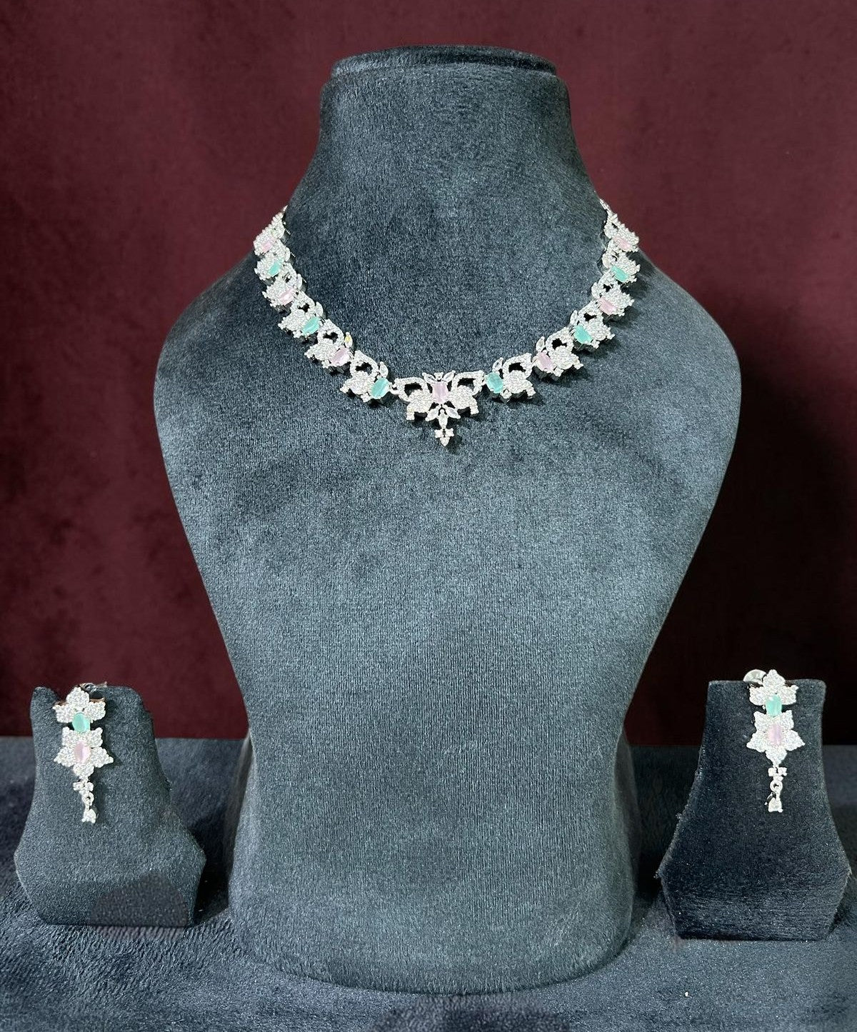 Multi Color AD Necklace