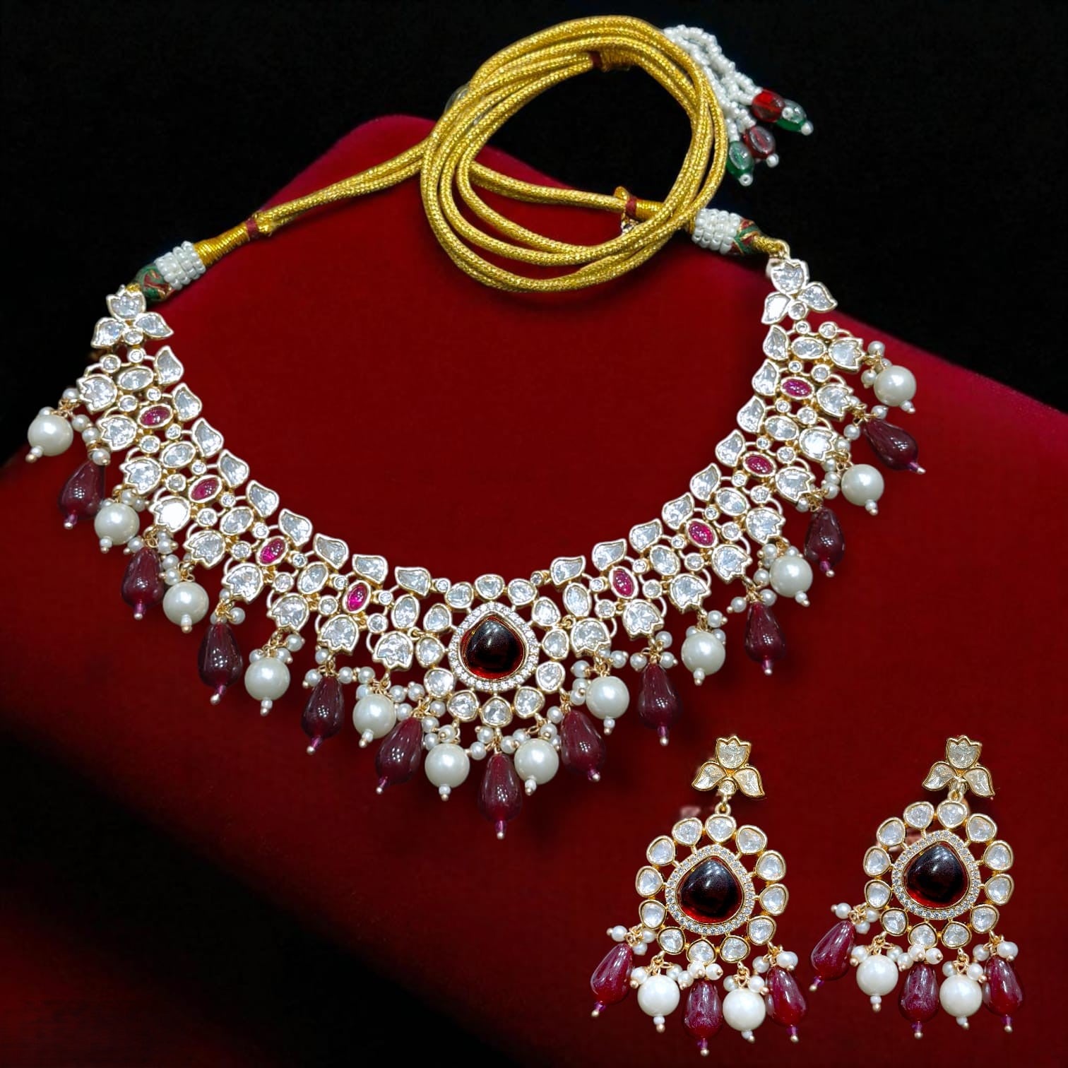 Kundan Polki Real Look Necklace