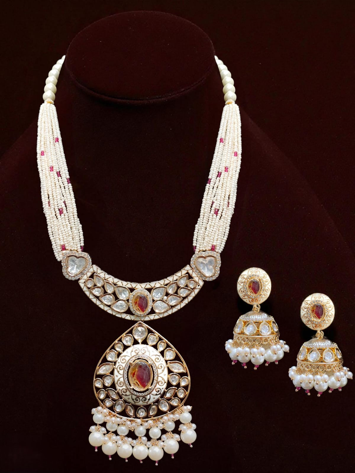 Kundan Polki Real Look Necklace