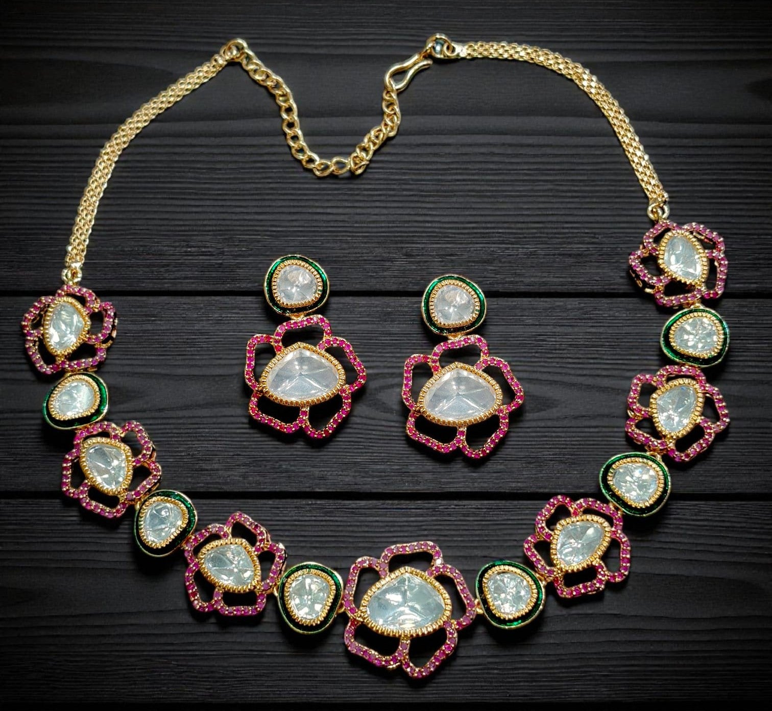 Kundan Polki Real Look Necklace