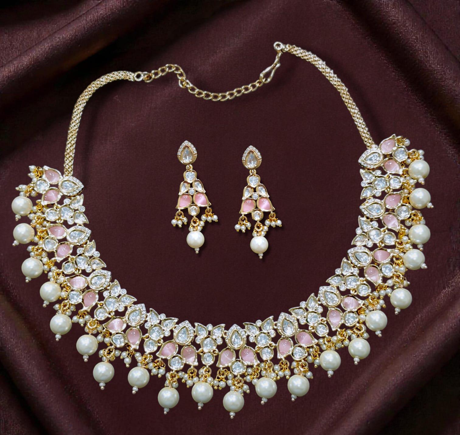 Kundan Polki Real Look Necklace