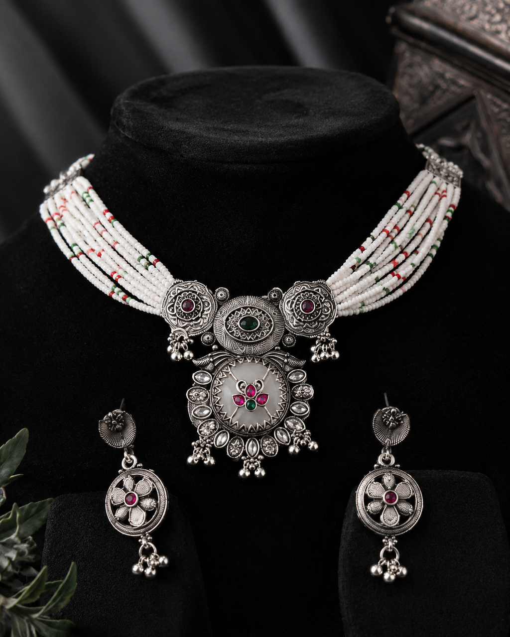 Oxidised Necklace