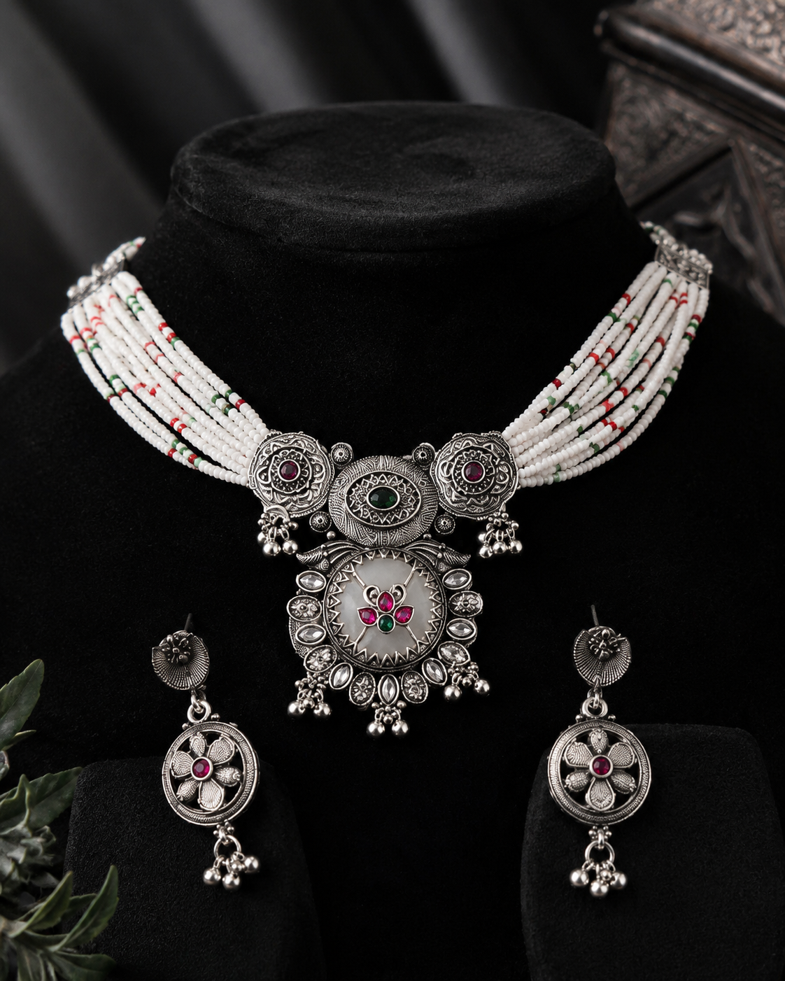 Oxidised Necklace