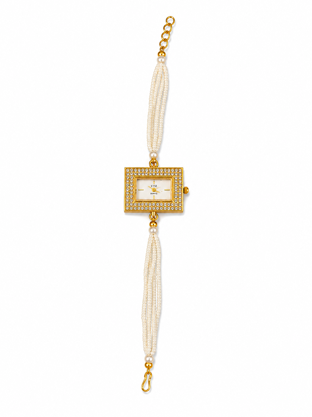 Luxury Pearl Big Dial Necklace Set