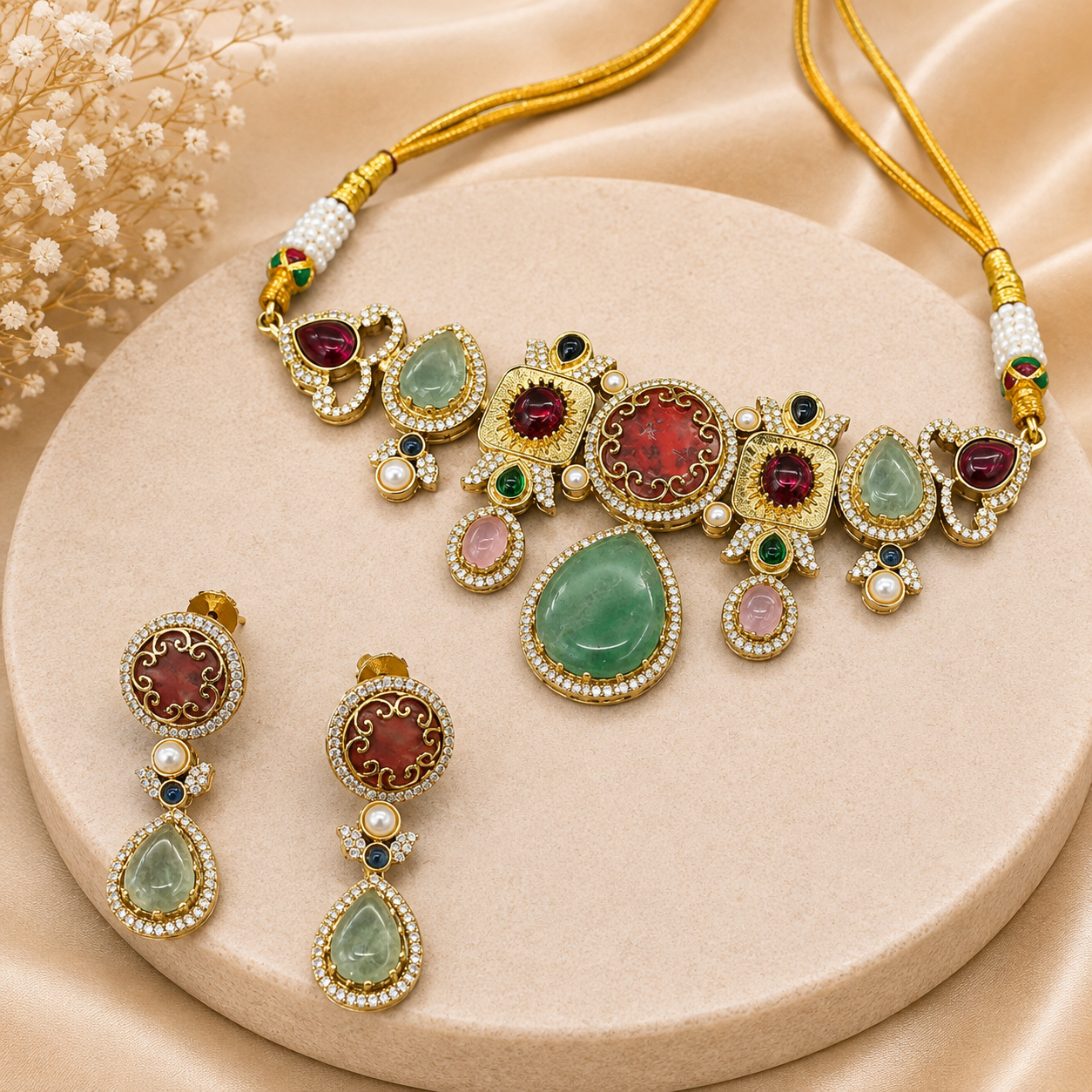 Luxury Turkish Sabyasachi Inspired Necklace