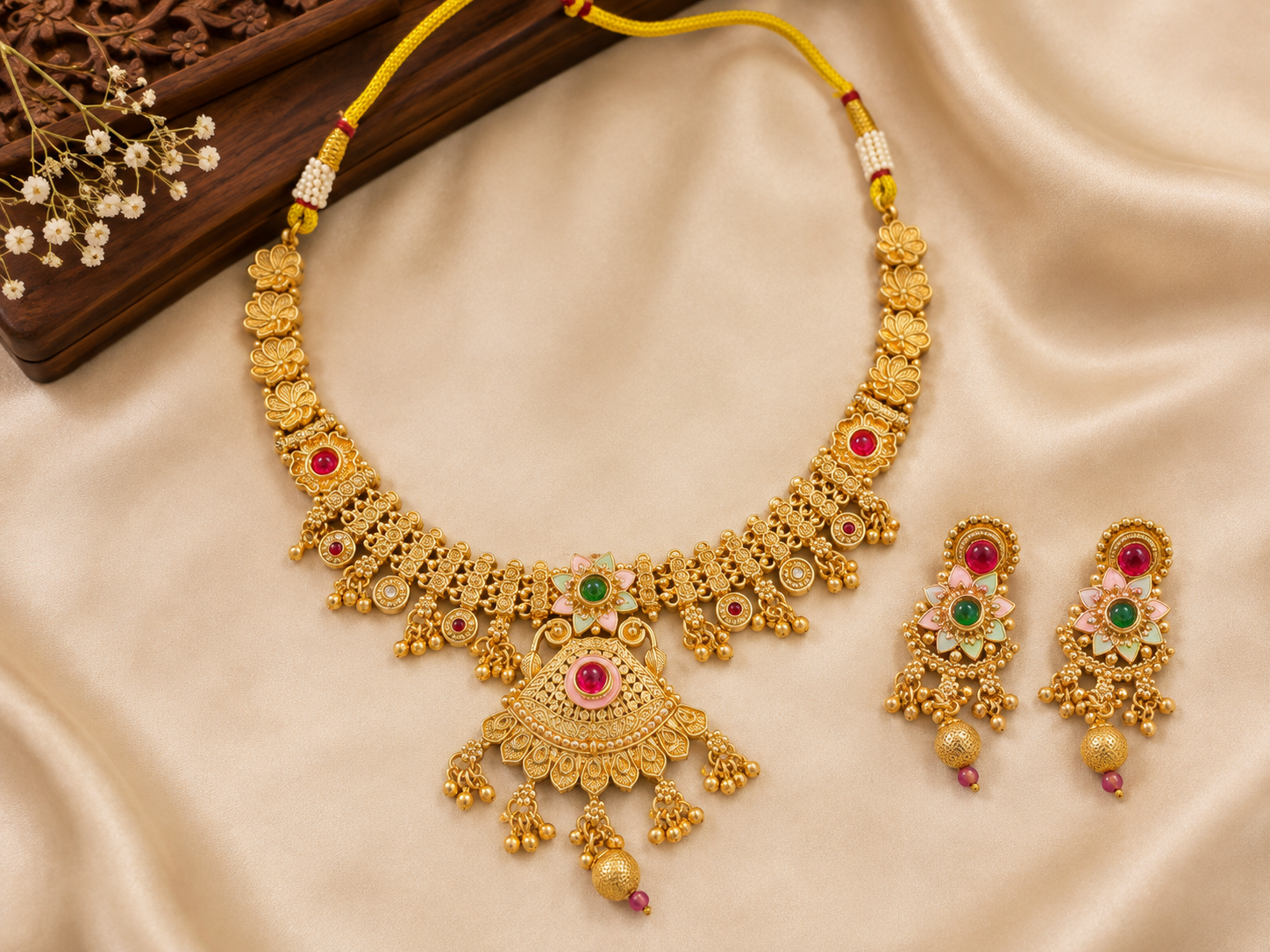 Rajwadi Look Heritage Necklace