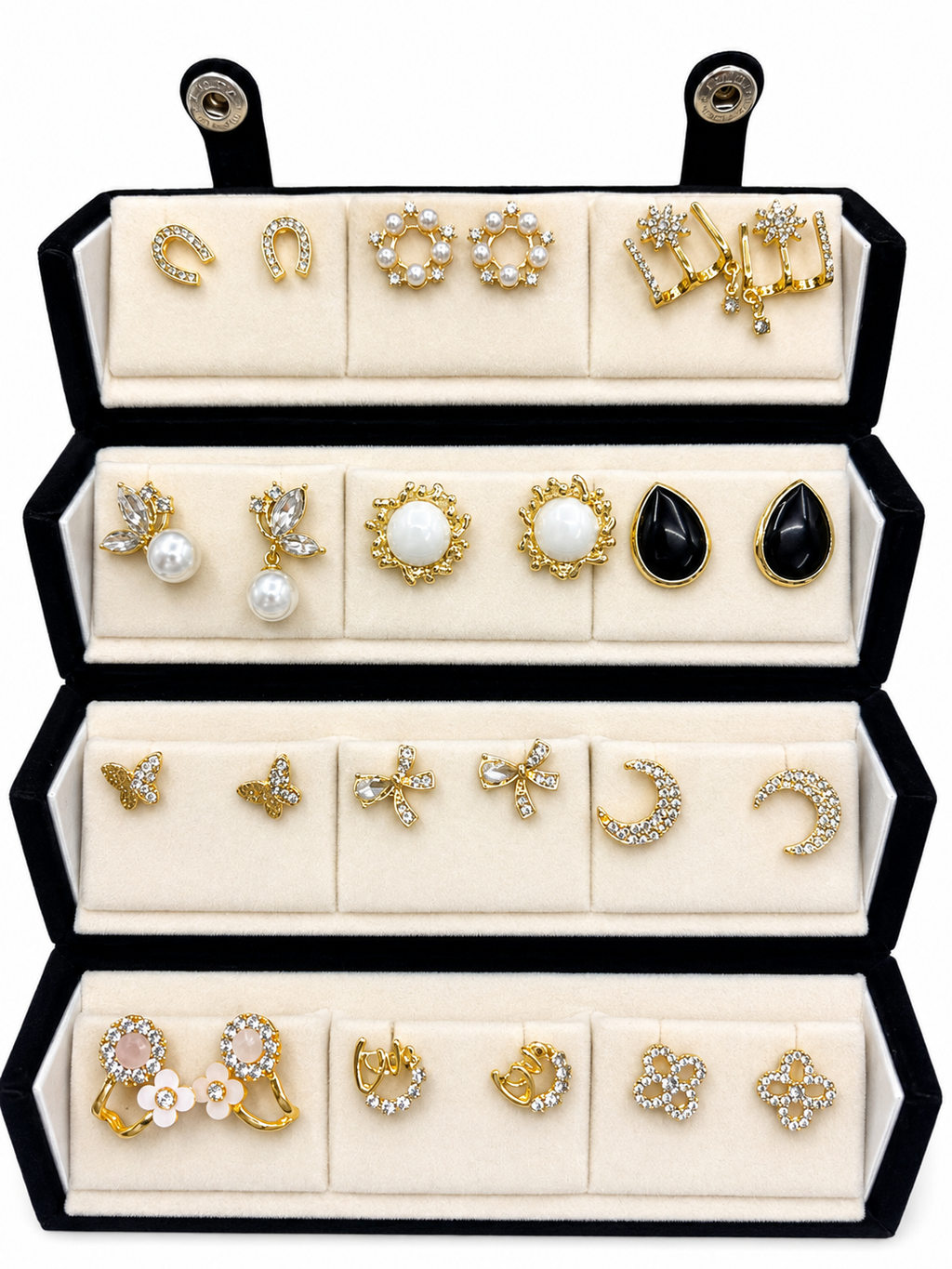 12 Pair Earrings Gift Box