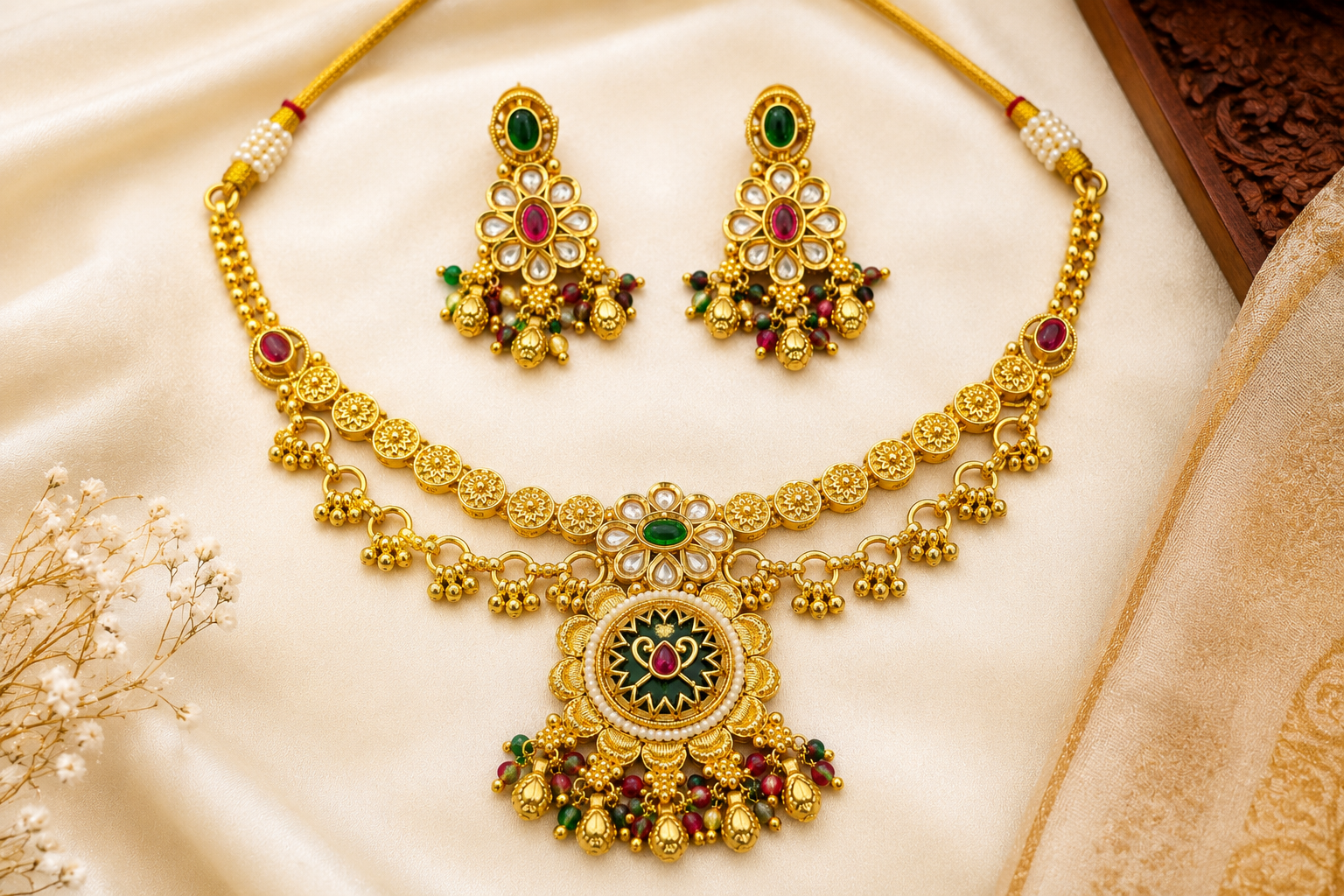 Rajwadi Look Heritage Necklace