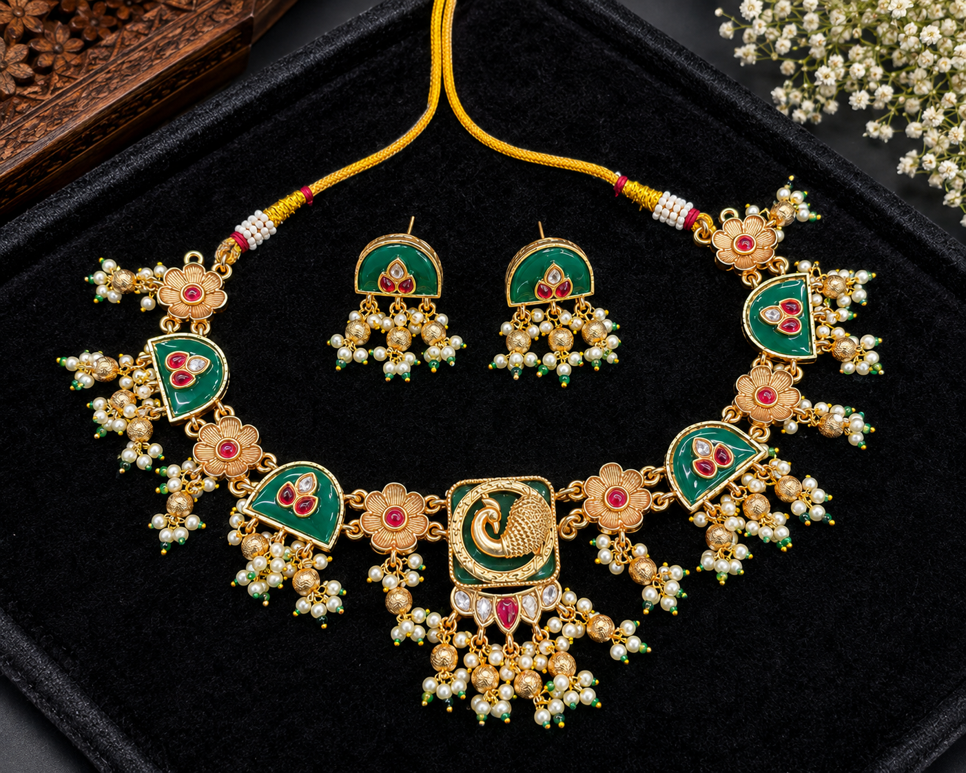 Rajwadi Look Heritage Necklace