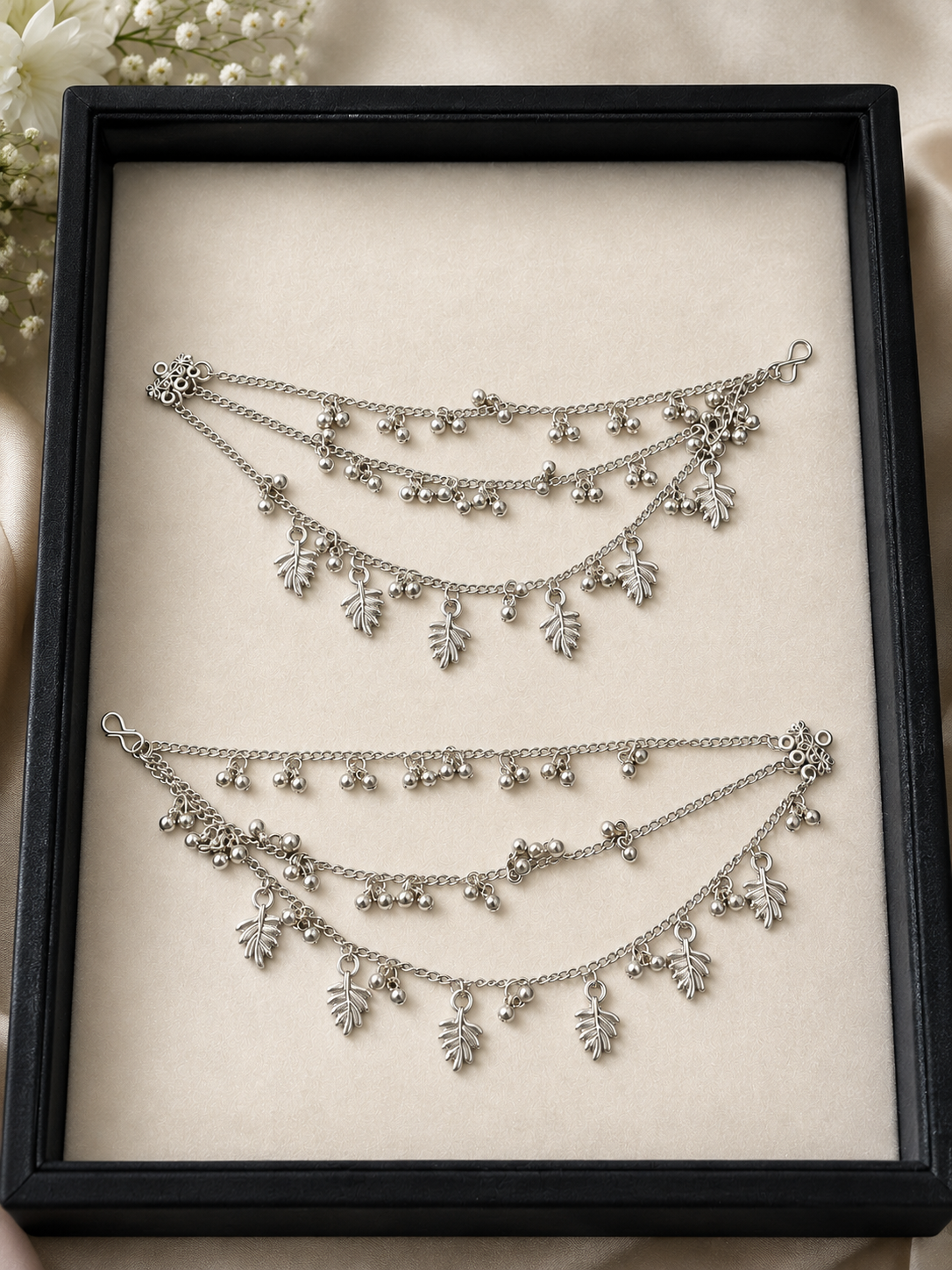 Garba Special Oxidised Earchains