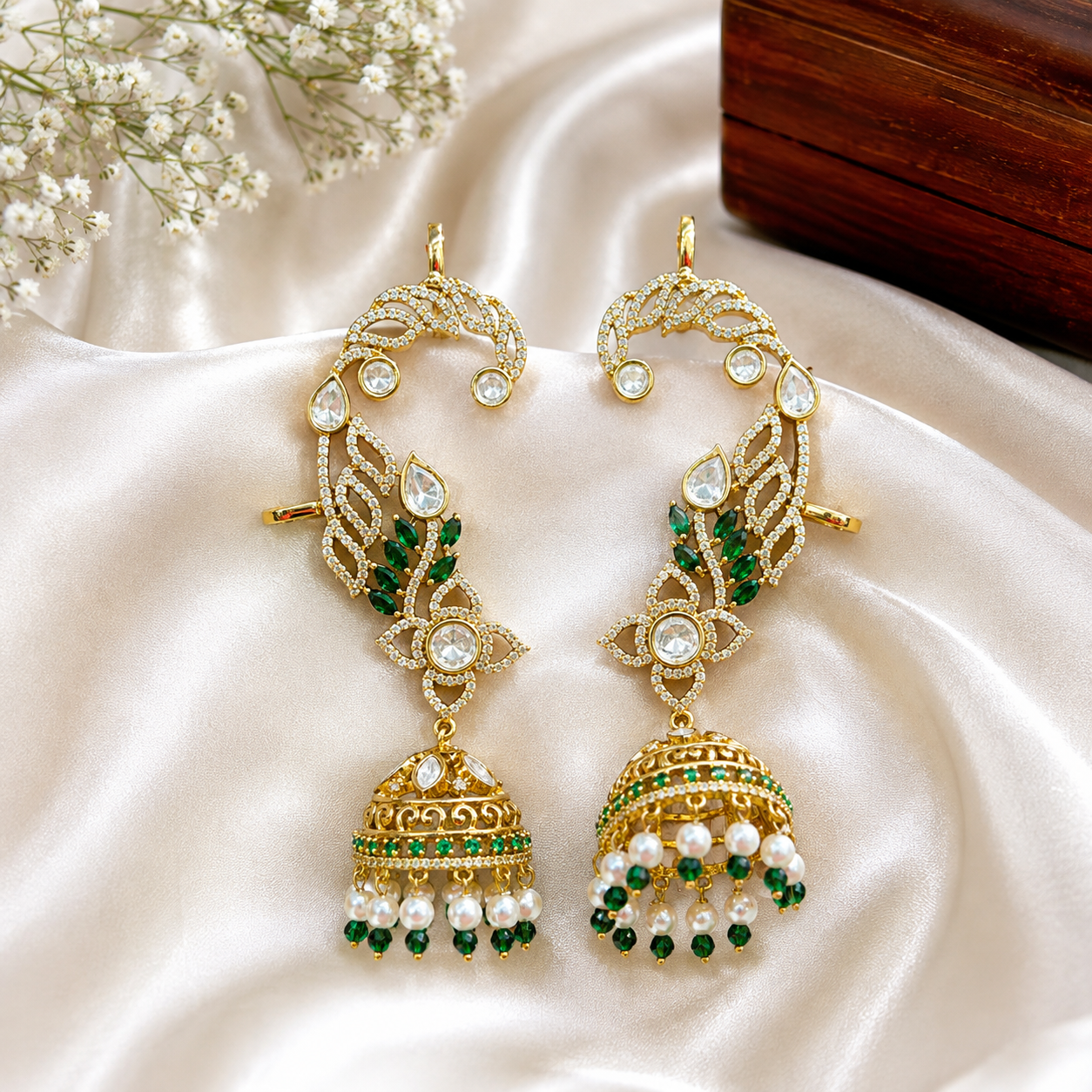 Luxury Moissanite Earcuffs – Premium Finish