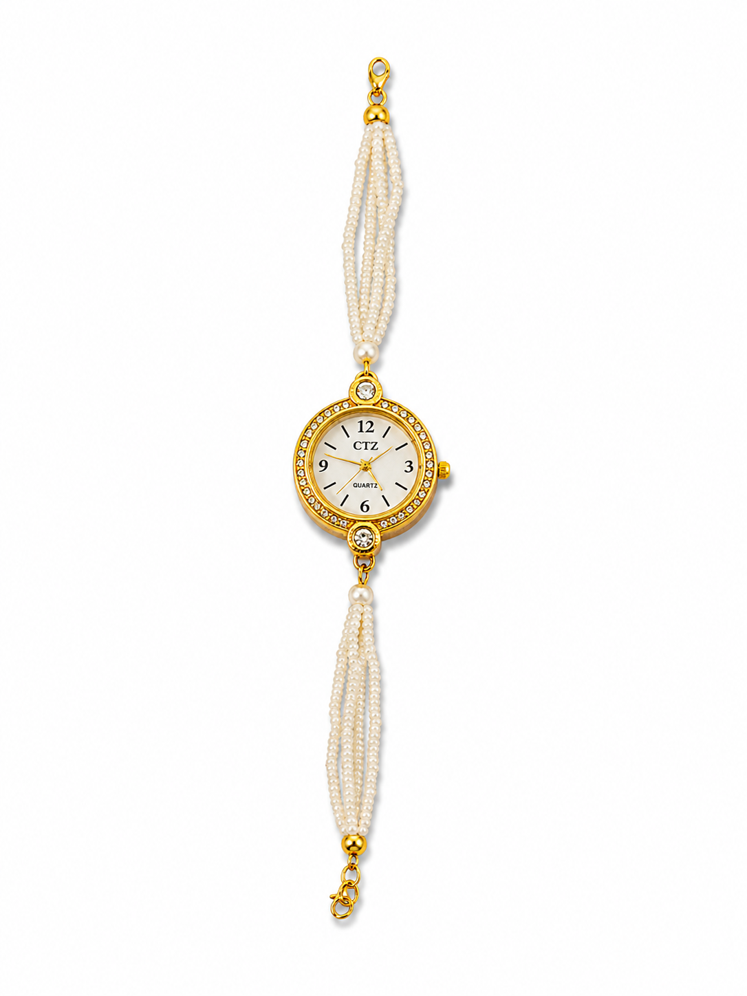 Luxury Pearl Big Dial Necklace Set
