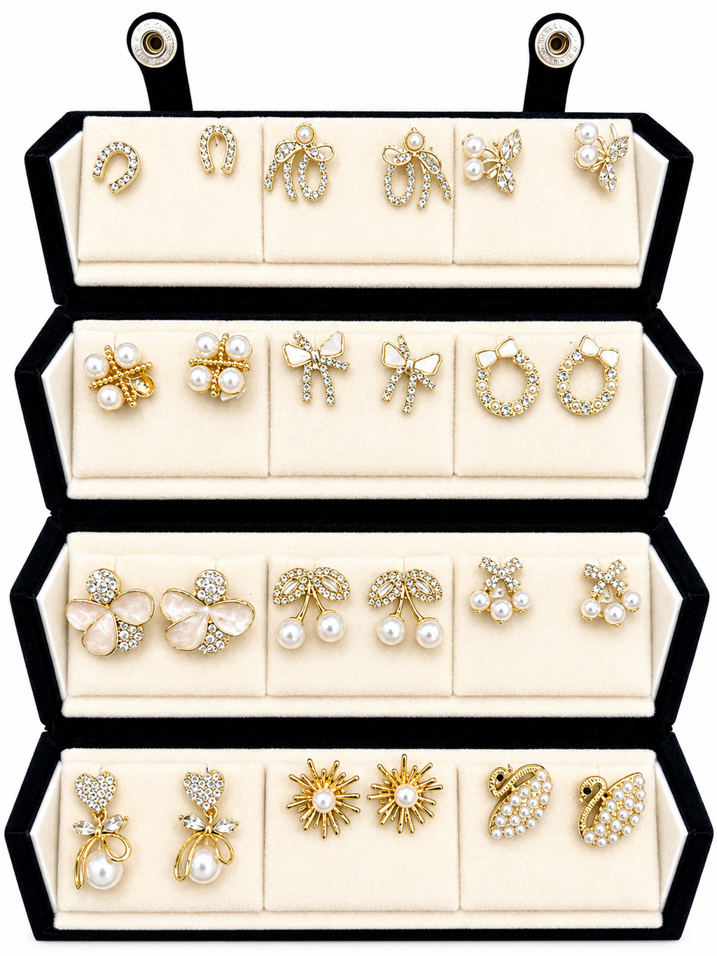 12 Pair Earrings Gift Box
