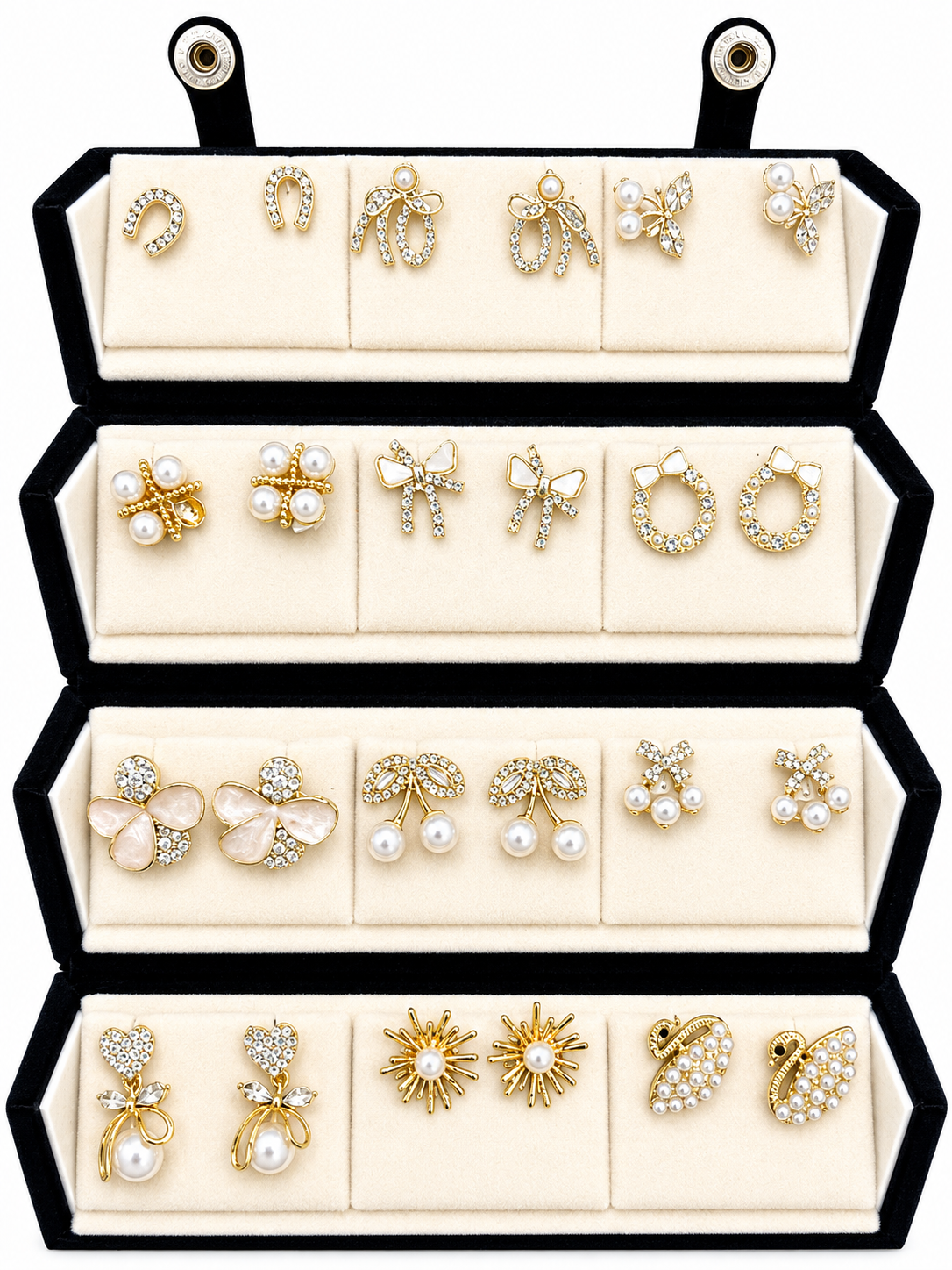 12 Pair Earrings Gift Box