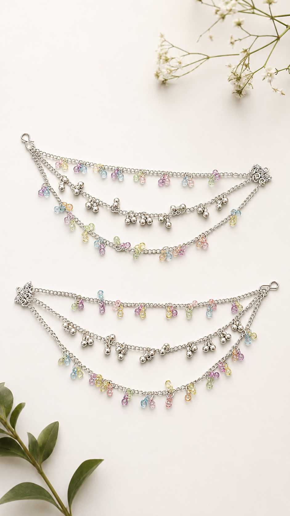 Garba Special Oxidised Earchains