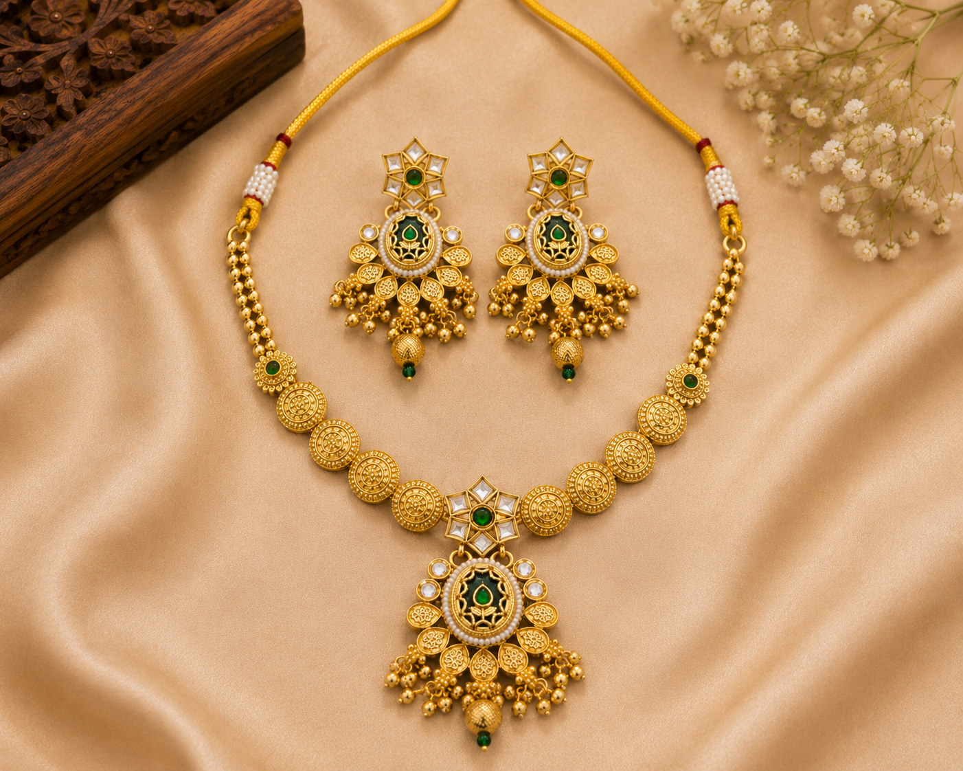 Rajwadi Look Heritage Necklace