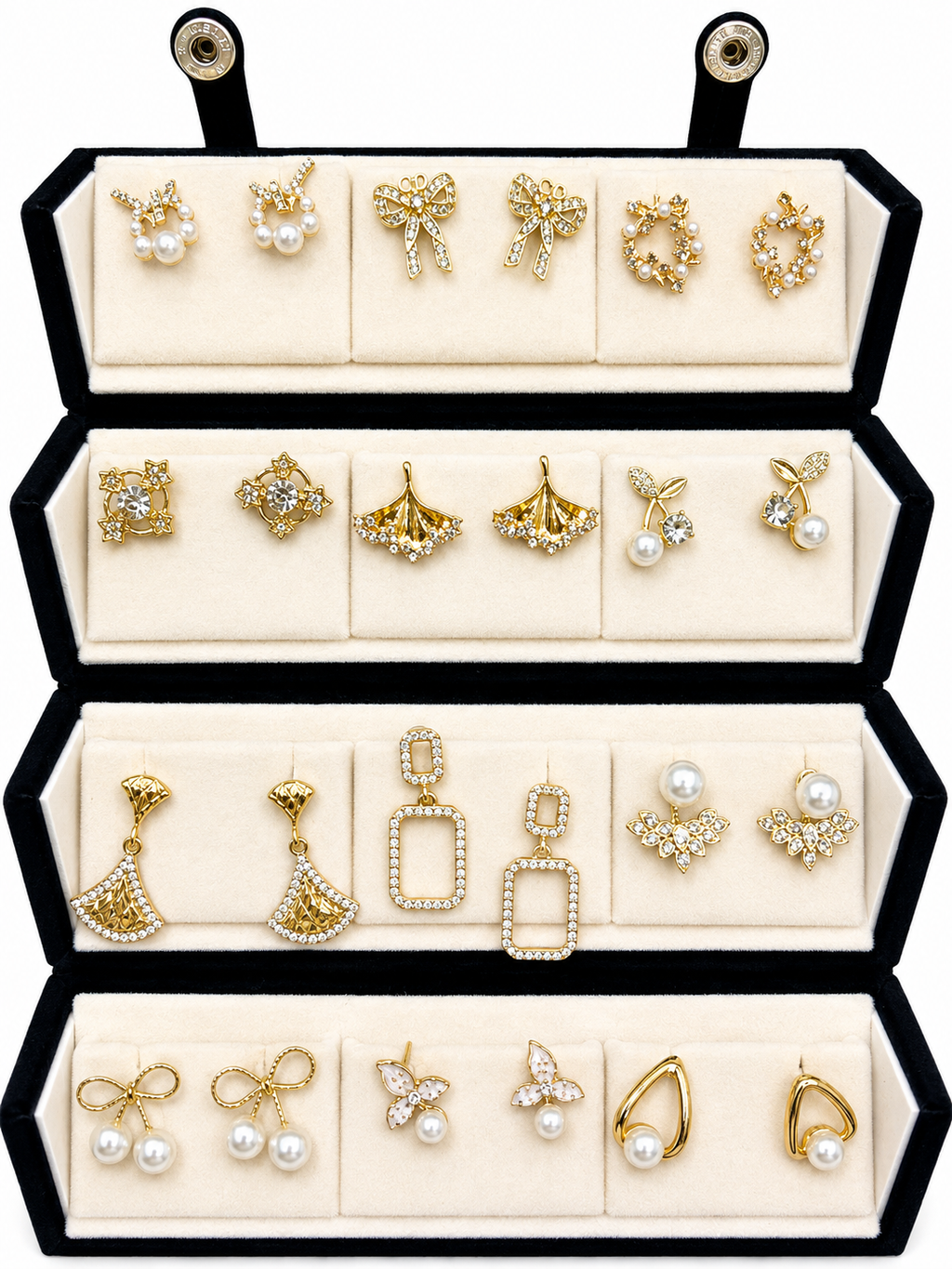 12 Pair Earrings Gift Box
