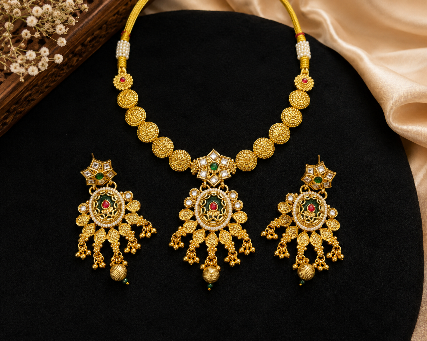 Rajwadi Look Heritage Necklace